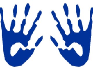 Sticker Custom Preview Image #102496 People Silhouettes Handprints1