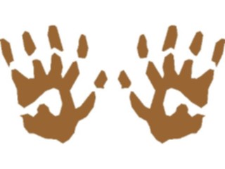 Sticker Custom Preview Image #102497 People Silhouettes Handprints2