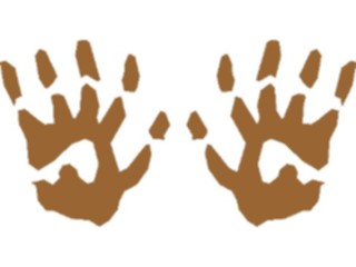 Sticker Custom Preview Image #102497 People Silhouettes Handprints2