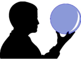 Sticker Custom Preview Image #102502 People Silhouettes Holding Ball