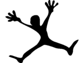 Sticker Custom Preview Image #102511 People Silhouettes Jumpingfor Joy