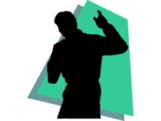 Sticker Custom Preview Image #102525 People Silhouettes Man01