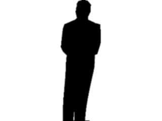 Sticker Custom Preview Image #102533 People Silhouettes Man09