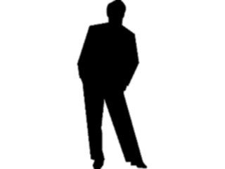 Sticker Custom Preview Image #102534 People Silhouettes Man10