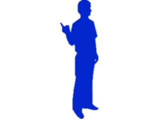 Sticker Custom Preview Image #102535 People Silhouettes Man11