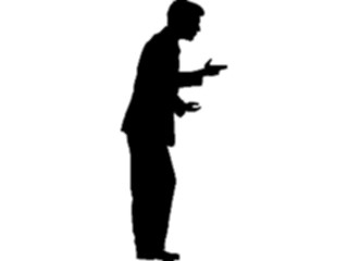 Sticker Custom Preview Image #102539 People Silhouettes Man15