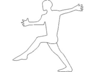 Sticker Custom Preview Image #102546 People Silhouettes Man Balancing