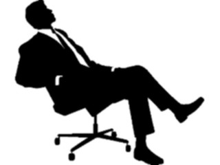 Sticker Custom Preview Image #102575 People Silhouettes Man Sitting4