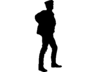 Sticker Custom Preview Image #102577 People Silhouettes Man Standing1