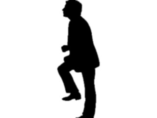 Sticker Custom Preview Image #102582 People Silhouettes Man Stepping Up2