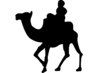 Sticker Custom Preview Image #102637 People Silhouettes Personon Camel