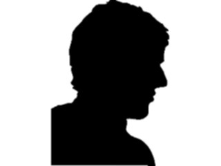 Sticker Custom Preview Image #102662 People Silhouettes Profile Man07