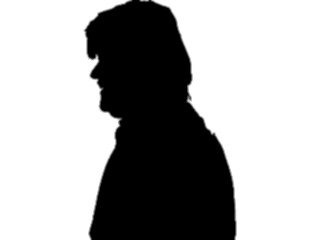 Sticker Custom Preview Image #102663 People Silhouettes Profile Man08