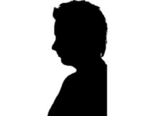 Sticker Custom Preview Image #102667 People Silhouettes Profile Man12