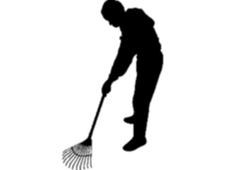 Sticker Custom Preview Image #102679 People Silhouettes Raking2