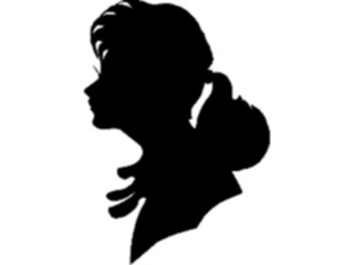 Sticker Custom Preview Image #102771 People Silhouettes Woman05