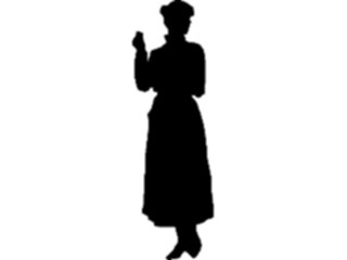 Sticker Custom Preview Image #102773 People Silhouettes Woman07