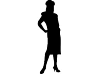 Sticker Custom Preview Image #102774 People Silhouettes Woman08