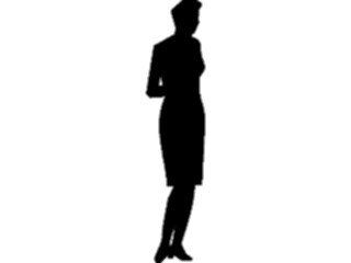 Sticker Custom Preview Image #102778 People Silhouettes Woman12