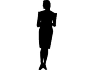 Sticker Custom Preview Image #102779 People Silhouettes Woman13