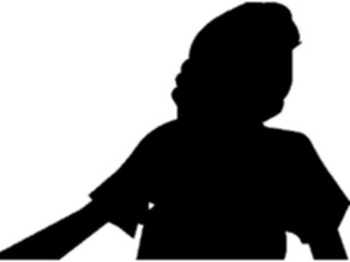 Sticker Custom Preview Image #102781 People Silhouettes Woman15