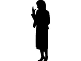 Sticker Custom Preview Image #102782 People Silhouettes Woman16