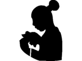 Sticker Custom Preview Image #102784 People Silhouettes Woman18