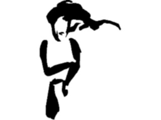 Sticker Custom Preview Image #102786 People Silhouettes Woman20