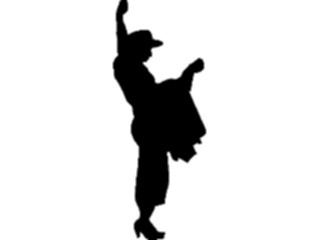 Sticker Custom Preview Image #102793 People Silhouettes Woman Holding On2