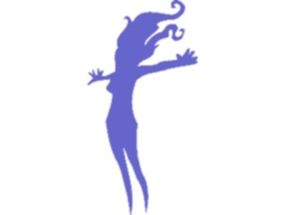 Sticker Custom Preview Image #102798 People Silhouettes Woman Jumping