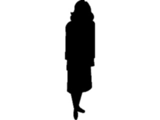 Sticker Custom Preview Image #102813 People Silhouettes Woman Standing1