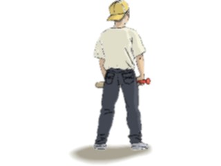 Sticker Custom Preview Image #102838 People Teenagers Boy Back Side2