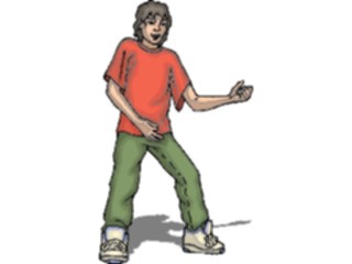 Sticker Custom Preview Image #102867 People Teenagers Boy Playing Air Guitar