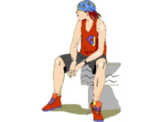 Sticker Custom Preview Image #102878 People Teenagers Boy Sitting2