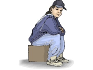 Sticker Custom Preview Image #102881 People Teenagers Boy Sitting5