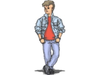 Sticker Custom Preview Image #102888 People Teenagers Boy Standing1