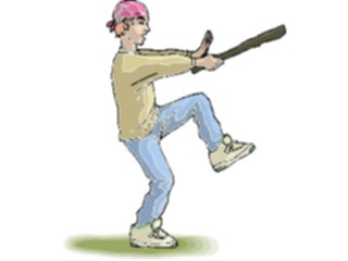 Sticker Custom Preview Image #102904 People Teenagers Boywith Stick