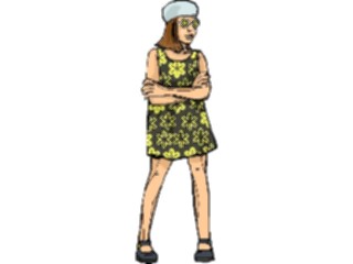 Sticker Custom Preview Image #102982 People Teenagers Girl Standing09