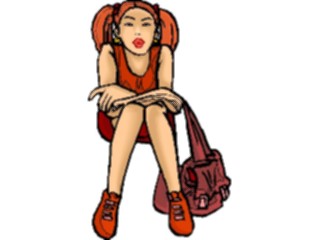 Sticker Custom Preview Image #102995 People Teenagers Girlwith Backpack1