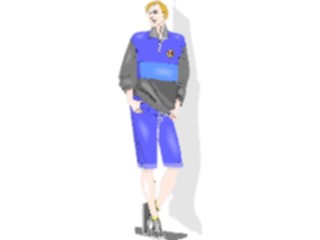Sticker Custom Preview Image #103030 People Teenagers Leaningon Wall1