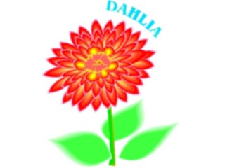 Sticker Custom Preview Image #103174 Plants Flowers Flowers Dahlia5