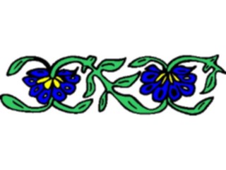 Sticker Custom Preview Image #103827 Plants Flowers Flowers Flower Border034