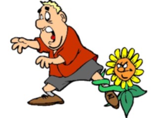 Sticker Custom Preview Image #103909 Plants Flowers Flowers Flower Clingingto Man