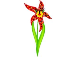 Sticker Custom Preview Image #104072 Plants Flowers Flowers Flowerwith Face2