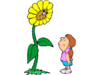 Sticker Custom Preview Image #104516 Plants Flowers Flowers Girlwith Flower