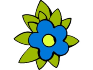 Sticker Custom Preview Image #104555 Plants Flowers Flowers Leafy Flower1