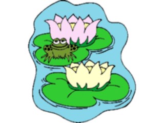 Sticker Custom Preview Image #104583 Plants Flowers Flowers Lily Pads2