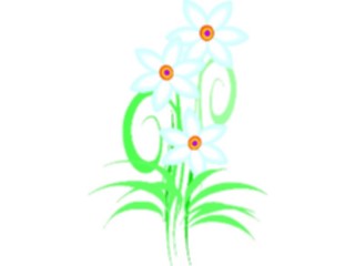Sticker Custom Preview Image #104610 Plants Flowers Flowers Narcissus6