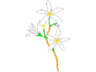 Sticker Custom Preview Image #104619 Plants Flowers Flowers Orange Blossom