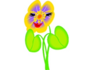 Sticker Custom Preview Image #104631 Plants Flowers Flowers Pansy4